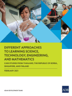 Different Approaches to Learning Science, Technology, Engineering, and Mathematics: Case Studies from Thailand, the Republic of Korea, Singapore, and Finland