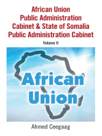 African Union Public Administration Cabinet & State of Somalia Public Administration Cabinet: Volume Ii