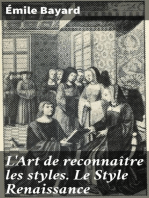 L'Art de reconnaître les styles. Le Style Renaissance