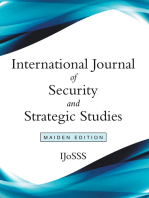 International Journal of Security and Strategic Studies: Maiden Edition