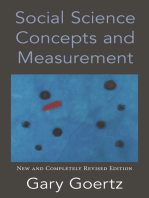 Social Science Concepts and Measurement: New and Completely Revised Edition