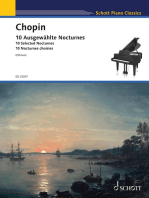 10 Selected Nocturnes: for Piano