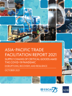 Asia-Pacific Trade Facilitation Report 2021: Supply Chains of Critical Goods amid the COVID-19: Pandemic—Disruptions, Recovery, and Resilience