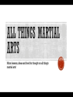 All Things Martial Arts: Micro lessons, ideas and food for thought on all things martial arts!