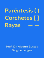 Paréntesis, corchetes y rayas