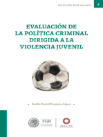 Evaluación de la política criminal dirigida a la violencia juvenil