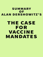 Summary of Alan Dershowitz's The Case for Vaccine Mandates