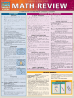 Math Review: a QuickStudy Laminated Reference Guide