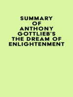 Summary of Anthony Gottlieb's The Dream of Enlightenment