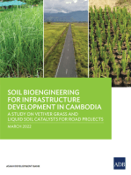 Soil Bioengineering for Infrastructure Development in Cambodia: A Study on Vetiver Grass and Liquid Soil Catalysts for Road Projects