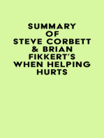 Summary of Steve Corbett & Brian Fikkert's When Helping Hurts