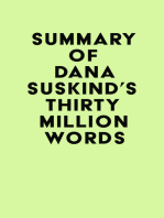 Summary of Dana Suskind's Thirty Million Words