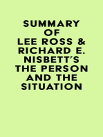 Summary of Lee Ross & Richard E. Nisbett's The Person and the Situation