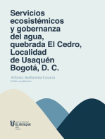 Servicios ecosistémicos y gobernanza del agua, quebrada El Cedro, Localidad de Usaquén Bogotá, D. C.