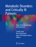 Metabolic Disorders and Critically Ill Patients: From Pathophysiology to Treatment