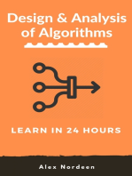 Learn Design and Analysis of Algorithms in 24 Hours