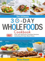 The Ultimate 30-Day Whole Foods Cookbook