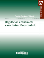 Regulación económica: Caracterización y control