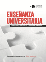 Enseñanza universitaria: Formación Evaluación y reflexión didáctica