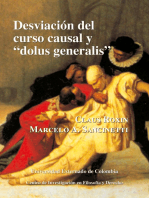 Desviación del curso causal y "dolus generalis"