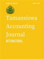 Tamansiswa Accounting Journal International: Volume 1, No 1, April 2021