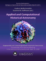 Applied and Computational Historical Astronomy. Angewandte und computergestützte historische Astronomie.: Proceedings of the Splinter Meeting in the Astronomische Gesellschaft, Sept. 25, 2020. Nuncius Hamburgensis - Beiträge zur Geschichte der Naturwissenschaften; Vol. 55