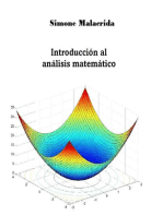 Introducción al análisis matemático