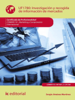 Investigación y recogida de información de mercados. COMM0110