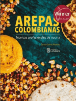 Arepas colombianas.: Técnicas profesionales de cocina colombiana