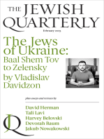 The Jews of Ukraine: Baal Shem Tov to Zelensky: Jewish Quarterly 251