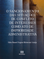 O sancionamento das situações de Conflito de Interesses como ato de improbidade administrativa