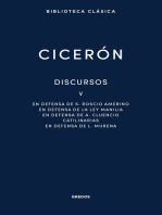 Discursos V: En defensa de S. Roscio Amerino. En defensa de la ley Manilia. En defensa de A. Cluencio. Catilinarias. En defensa de L. Murena