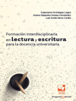 Formación interdisciplinaria en lectura y escritura para la docencia universitaria