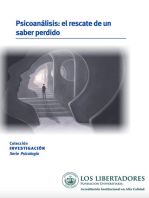 El psicoanálisis: el rescate de un saber pérdido