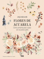 Flores de acuarela: Cómo pintarlas paso a paso con acuarela suelta