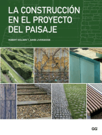 La construcción en el proyecto del paisaje