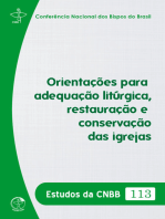 Orientações para adequação litúrgica, restauração e conservação das igrejas - Estudos da CNBB 113 - Digital