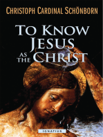 To Know Jesus as the Christ