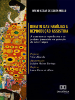 Direito das Famílias e Reprodução Assistida: a autonomia reprodutiva e os projetos parentais na gestação de substituição