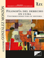 Filosofía del derecho en Cuba: Contribuciones para su historia