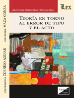 Teoría en torno al error de tipo y el acto