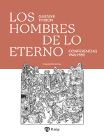 Los hombres de lo eterno: Conferencias 1945-1980