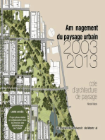 Aménagement du paysage urbain: École d'architecture du paysage, 2003-2013