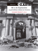 Mi 11 de septiembre: 24 periodistas relatan su vivencia