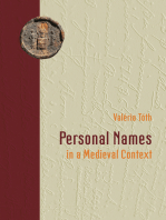 Personal Names in a Medieval Context