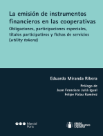 La emisión de instrumentos financieros en las cooperativas: Obligaciones, participaciones especiales, títulos participativos y fichas de servicios (utility tokens)