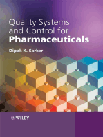 Quality Systems and Controls for Pharmaceuticals