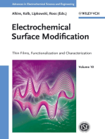 Electrochemical Surface Modification: Thin Films, Functionalization and Characterization