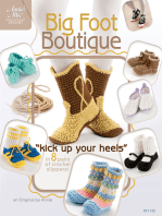 Big Foot Boutique: "Kick Up Your Heels" in 8 Pairs of Crochet Slippers!