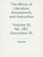 The Mirror of Literature, Amusement, and Instruction
Volume 10, No. 287, December 15, 1827